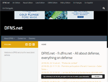 Tablet Screenshot of dfns.net
